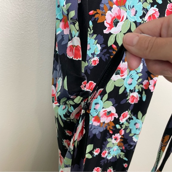 Flutter & Kick Maternity Floral Tank Maxi Dress Size Small - Picture 2 of 8
